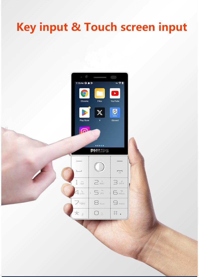 Philips E6810 smart button mobile phone Bluetooth wifi 4G mobile phone(Personal second-hand) - Qin Smart Phone