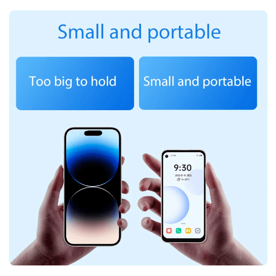 Qin 3 Ultra Global Version MTK G99 5.02 Inch 8GB 256GB Wifi Bluetooth 5.2 Fingerprint Unlock Touch screen 720*1520 Android Phone - Qin Smart Phone