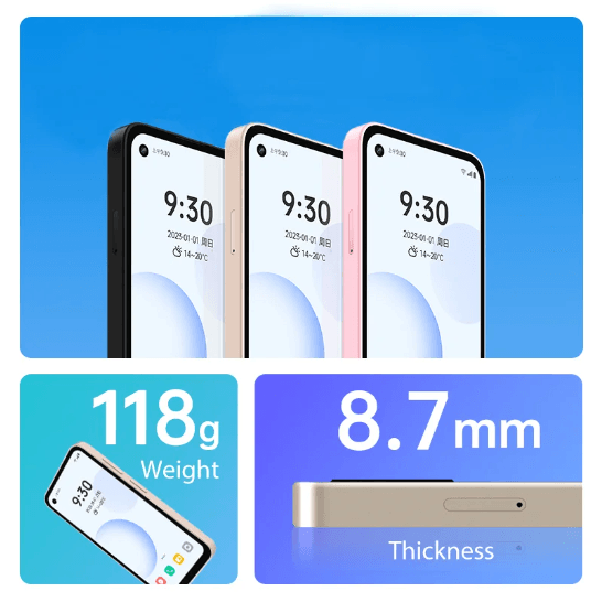 Qin 3 Ultra Global Version MTK G99 5.02 Inch 8GB 256GB Wifi Bluetooth 5.2 Fingerprint Unlock Touch screen 720*1520 Android Phone - Qin Smart Phone