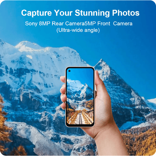 Qin 3 Ultra Global Version MTK G99 5.02 Inch 8GB 256GB Wifi Bluetooth 5.2 Fingerprint Unlock Touch screen 720*1520 Android Phone - Qin Smart Phone