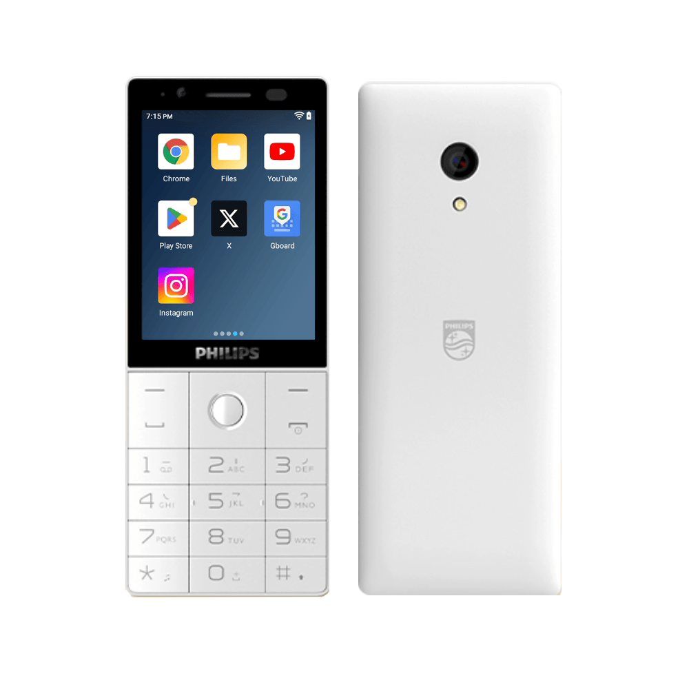 Philips E6810 smart button mobile phone Bluetooth wifi 4G mobile phone(Personal second-hand) - Qin Smart Phone