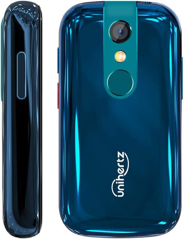 Unihertz Jelly 2, World's Smallest Android 11 4G Unlocked Smartphone 6GB + 128GB NFC Dark Green (Support T-Mobile & Verizon only) - Qin Smart Phone