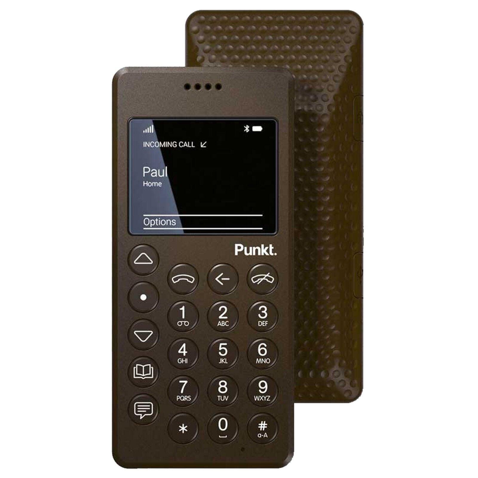 Punkt. MP02 New Generation 4G LTE Minimalist Mobile Phone | Black |  Unlocked, Nano-SIM, Wi-Fi Hotspot, Digital Security, 2GB RAM+16GB Storage,  1280 