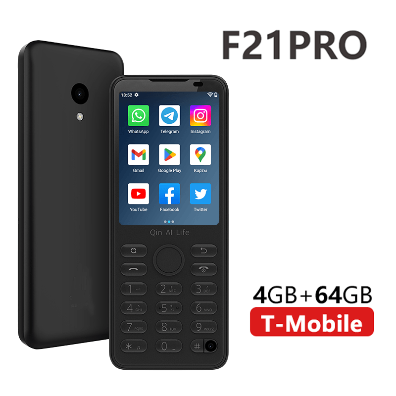 Coque Xiaomi Qin F21 Pro – Effet Daim Bleu, Rabat Magnétique, Portefeuille Et Support