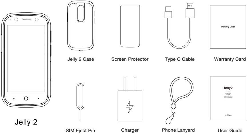 Unihertz Jelly 2, World's Smallest Android 11 4G Unlocked